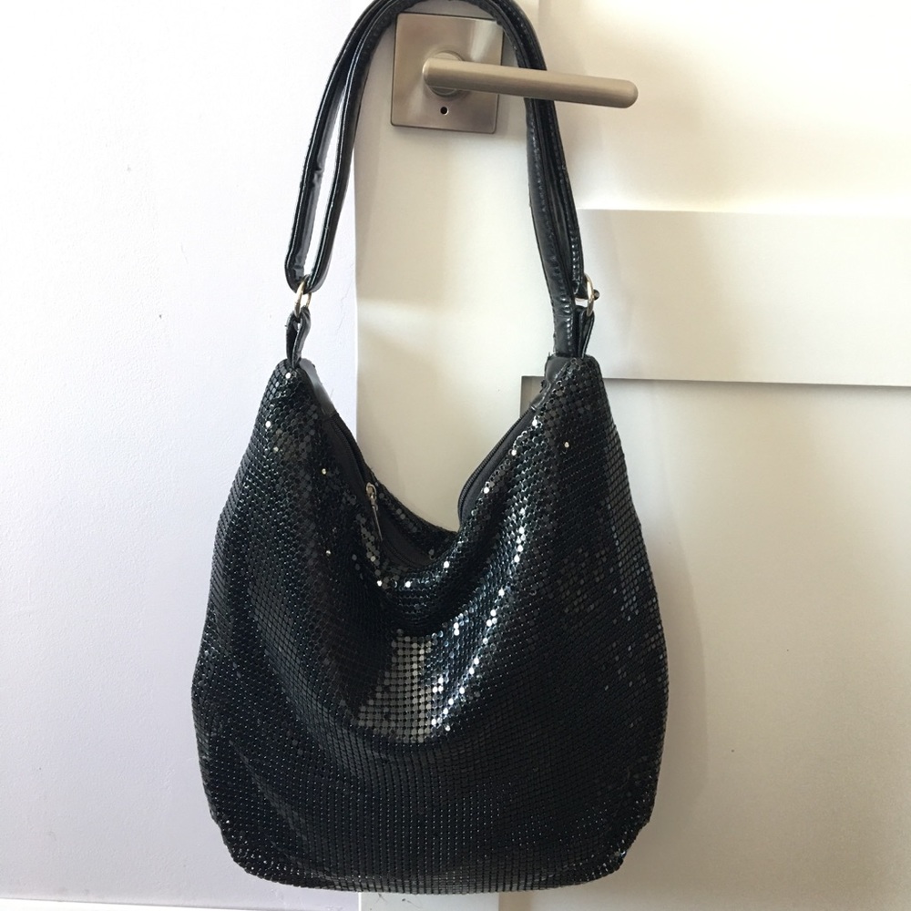 Pretty black sparkly bag.